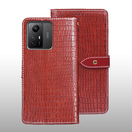 idewei Crocodile Texture Leather Phone Case, For Xiaomi Redmi Note 13 Pro+ 5G, For Xiaomi Redmi Note 13 Pro 5G, For Xiaomi Redmi 12 4G, For Xiaomi Poco F5 5G, For Xiaomi Poco F5 Pro 5G, For Xiaomi Redmi Note 12S, For Xiaomi Redmi Note 12 4G Global