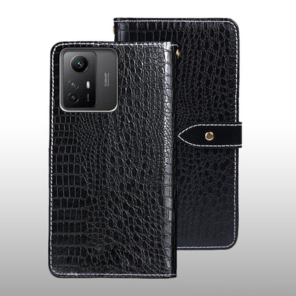 idewei Crocodile Texture Leather Phone Case, For Xiaomi Redmi Note 13 Pro+ 5G, For Xiaomi Redmi Note 13 Pro 5G, For Xiaomi Redmi 12 4G, For Xiaomi Poco F5 5G, For Xiaomi Poco F5 Pro 5G, For Xiaomi Redmi Note 12S, For Xiaomi Redmi Note 12 4G Global