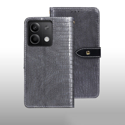 idewei Crocodile Texture Leather Phone Case, For Xiaomi Redmi A3 4G, For Xiaomi Redmi Note 13 Pro 4G, For Xiaomi Redmi Note 13 4G Global, For Xiaomi Poco X6 Pro 5G, For Xiaomi Poco X6 5G, For Xiaomi Redmi Note 13 5G