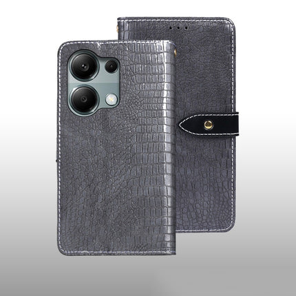 idewei Crocodile Texture Leather Phone Case, For Xiaomi Redmi A3 4G, For Xiaomi Redmi Note 13 Pro 4G, For Xiaomi Redmi Note 13 4G Global, For Xiaomi Poco X6 Pro 5G, For Xiaomi Poco X6 5G, For Xiaomi Redmi Note 13 5G