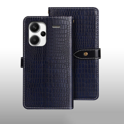 idewei Crocodile Texture Leather Phone Case, For Xiaomi Redmi Note 13 Pro+ 5G, For Xiaomi Redmi Note 13 Pro 5G, For Xiaomi Redmi 12 4G, For Xiaomi Poco F5 5G, For Xiaomi Poco F5 Pro 5G, For Xiaomi Redmi Note 12S, For Xiaomi Redmi Note 12 4G Global