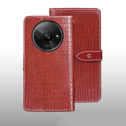 idewei Crocodile Texture Leather Phone Case, For Xiaomi Redmi A3 4G, For Xiaomi Redmi Note 13 Pro 4G, For Xiaomi Redmi Note 13 4G Global, For Xiaomi Poco X6 Pro 5G, For Xiaomi Poco X6 5G, For Xiaomi Redmi Note 13 5G