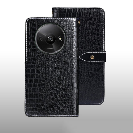 idewei Crocodile Texture Leather Phone Case, For Xiaomi Redmi A3 4G, For Xiaomi Redmi Note 13 Pro 4G, For Xiaomi Redmi Note 13 4G Global, For Xiaomi Poco X6 Pro 5G, For Xiaomi Poco X6 5G, For Xiaomi Redmi Note 13 5G