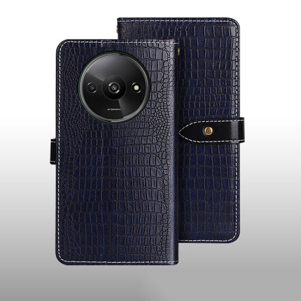 idewei Crocodile Texture Leather Phone Case, For Xiaomi Redmi A3 4G, For Xiaomi Redmi Note 13 Pro 4G, For Xiaomi Redmi Note 13 4G Global, For Xiaomi Poco X6 Pro 5G, For Xiaomi Poco X6 5G, For Xiaomi Redmi Note 13 5G