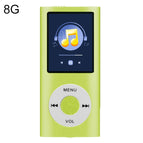 With 8G TF Card+Earphone+Cable / Green