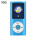 With 16G TF Card+Earphone+Cable / Blue