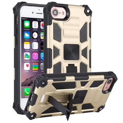 Shockproof TPU + PC Magnetic Protective Case with Holder, For iPhone 6, For iPhone SE 2022 / SE 2020 / 8 / 7, For iPhone 6 Plus, For iPhone 8 Plus / 7 Plus, For Samsung Galaxy A71