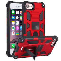 Shockproof TPU + PC Magnetic Protective Case with Holder, For iPhone 6, For iPhone SE 2022 / SE 2020 / 8 / 7, For iPhone 6 Plus, For iPhone 8 Plus / 7 Plus, For Samsung Galaxy A71