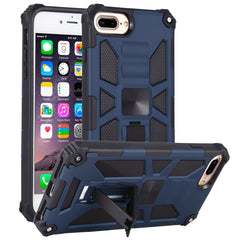 Shockproof TPU + PC Magnetic Protective Case with Holder, For iPhone 6, For iPhone SE 2022 / SE 2020 / 8 / 7, For iPhone 6 Plus, For iPhone 8 Plus / 7 Plus, For Samsung Galaxy A71