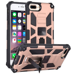 Shockproof TPU + PC Magnetic Protective Case with Holder, For iPhone 6, For iPhone SE 2022 / SE 2020 / 8 / 7, For iPhone 6 Plus, For iPhone 8 Plus / 7 Plus, For Samsung Galaxy A71