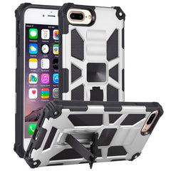 Shockproof TPU + PC Magnetic Protective Case with Holder, For iPhone 6, For iPhone SE 2022 / SE 2020 / 8 / 7, For iPhone 6 Plus, For iPhone 8 Plus / 7 Plus, For Samsung Galaxy A71