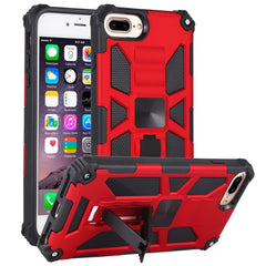 Shockproof TPU + PC Magnetic Protective Case with Holder, For iPhone 6, For iPhone SE 2022 / SE 2020 / 8 / 7, For iPhone 6 Plus, For iPhone 8 Plus / 7 Plus, For Samsung Galaxy A71