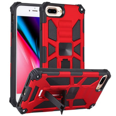 Shockproof TPU + PC Magnetic Protective Case with Holder, For iPhone 6, For iPhone SE 2022 / SE 2020 / 8 / 7, For iPhone 6 Plus, For iPhone 8 Plus / 7 Plus, For Samsung Galaxy A71