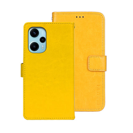 idewei Crazy Horse Texture Leather Phone Case, For Xiaomi 13T / 13T Pro, For Xiaomi Redmi 12 4G, For Xiaomi Poco F5 5G