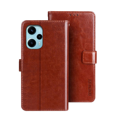 idewei Crazy Horse Texture Leather Phone Case, For Xiaomi 13T / 13T Pro, For Xiaomi Redmi 12 4G, For Xiaomi Poco F5 5G