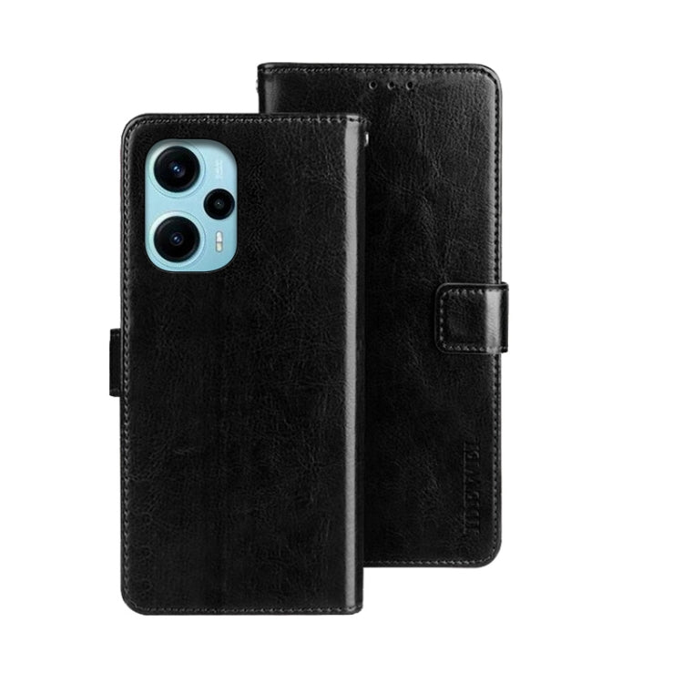 idewei Crazy Horse Texture Leather Phone Case, For Xiaomi 13T / 13T Pro, For Xiaomi Redmi 12 4G, For Xiaomi Poco F5 5G
