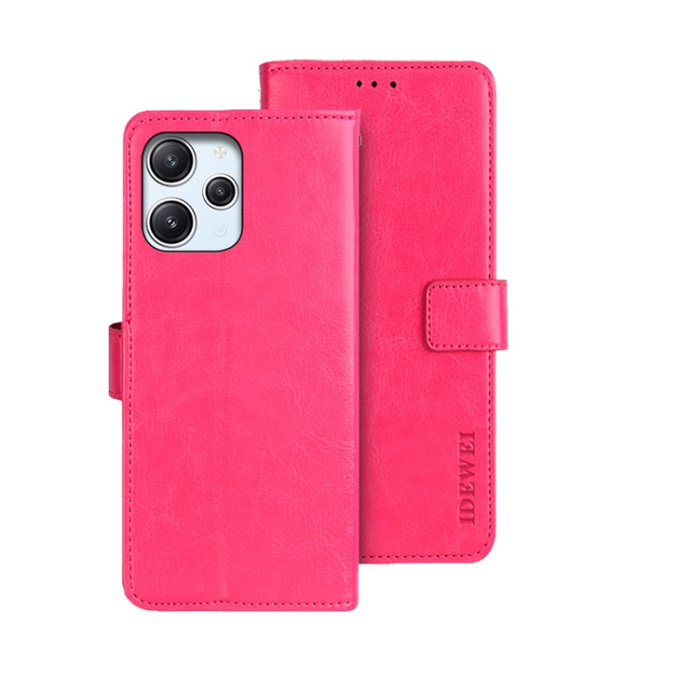 idewei Crazy Horse Texture Leather Phone Case, For Xiaomi 13T / 13T Pro, For Xiaomi Redmi 12 4G, For Xiaomi Poco F5 5G