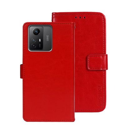 idewei Crazy Horse Texture Leather Phone Case, For Xiaomi Poco F5 Pro 5G, For Xiaomi Redmi Note 12S, For Xiaomi Redmi Note 12 4G Global