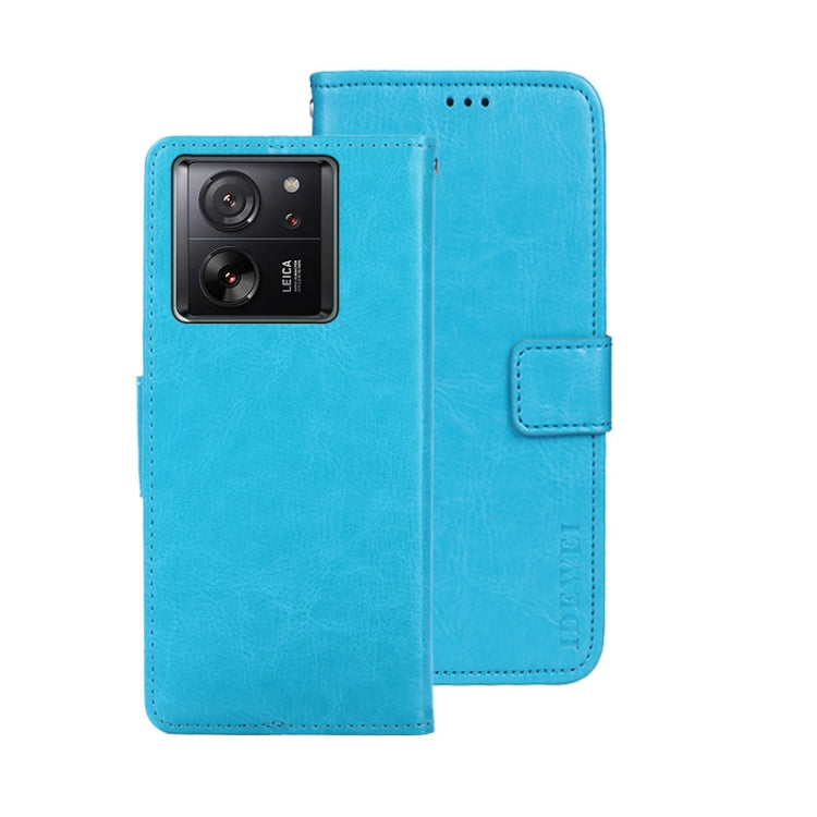 idewei Crazy Horse Texture Leather Phone Case, For Xiaomi 13T / 13T Pro, For Xiaomi Redmi 12 4G, For Xiaomi Poco F5 5G