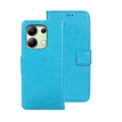 idewei Crazy Horse Texture Leather Phone Case, For Xiaomi Redmi A3 4G, For Xiaomi Redmi Note 13 Pro 4G, For Xiaomi Redmi Note 13 4G Global