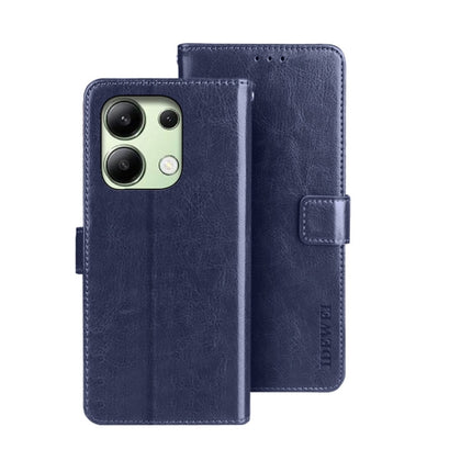 idewei Crazy Horse Texture Leather Phone Case, For Xiaomi Redmi A3 4G, For Xiaomi Redmi Note 13 Pro 4G, For Xiaomi Redmi Note 13 4G Global