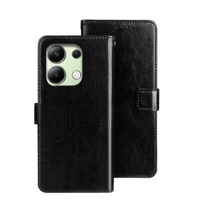 idewei Crazy Horse Texture Leather Phone Case, For Xiaomi Redmi A3 4G, For Xiaomi Redmi Note 13 Pro 4G, For Xiaomi Redmi Note 13 4G Global