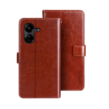 idewei Crazy Horse Texture Leather Phone Case, For Xiaomi Redmi 13C, For Xiaomi Redmi Note 13 Pro+ 5G, For Xiaomi Redmi Note 13 Pro 5G