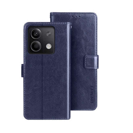 idewei Crazy Horse Texture Leather Phone Case, For Xiaomi Poco X6 Pro 5G, For Xiaomi Poco X6 5G, For Xiaomi Redmi Note 13 5G
