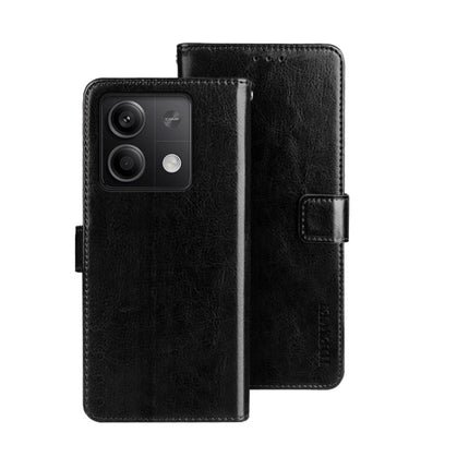 idewei Crazy Horse Texture Leather Phone Case, For Xiaomi Poco X6 Pro 5G, For Xiaomi Poco X6 5G, For Xiaomi Redmi Note 13 5G