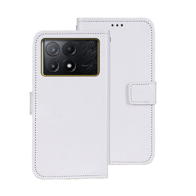 idewei Crazy Horse Texture Leather Phone Case