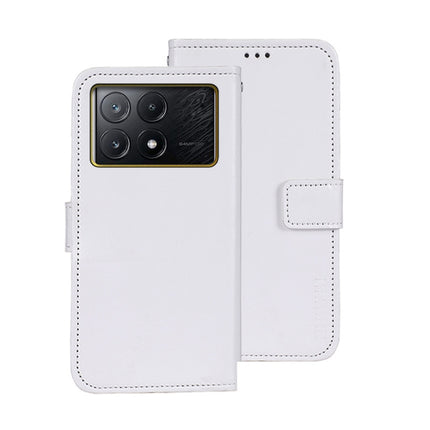 idewei Crazy Horse Texture Leather Phone Case, For Xiaomi Poco X6 Pro 5G, For Xiaomi Poco X6 5G, For Xiaomi Redmi Note 13 5G