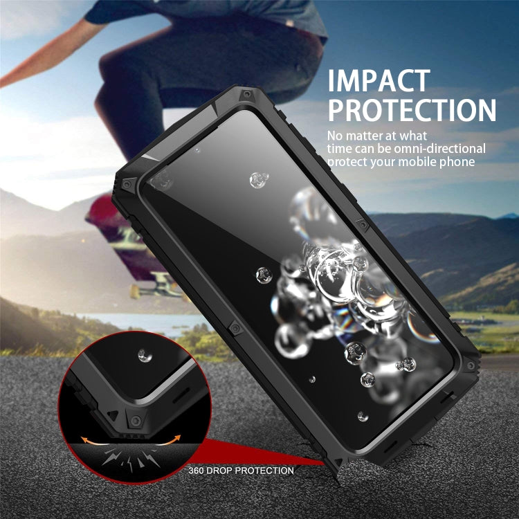 R-JUST Waterproof Shockproof Dustproof Metal + Silicone Protective Case, For Samsung Galaxy S20 Plus, For Samsung Galaxy S20 Ultra