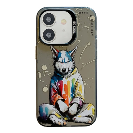 Animal Pattern Oil Painting Series PC + TPU Phone Case