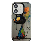 For iPhone 12 / Black Cat