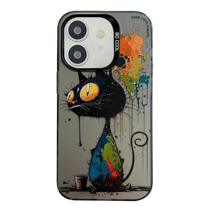 Animal Pattern Oil Painting Series PC + TPU Phone Case