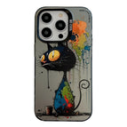 For iPhone 15 Pro / Black Cat