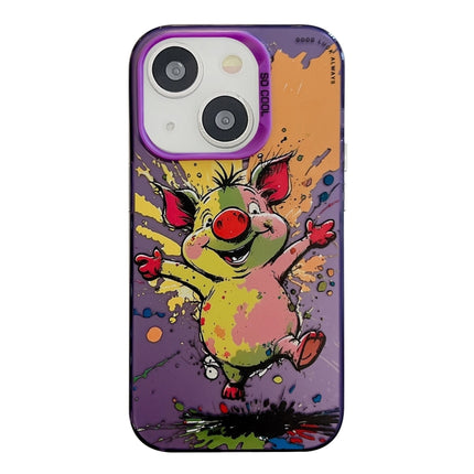 Animal Pattern Oil Painting Series PC + TPU Phone Case