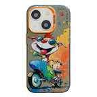 For iPhone 15 / Motorcycle Dog