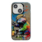 For iPhone 15 Plus / Drinking Cat