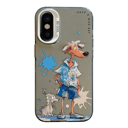 Animal Pattern Oil Painting Series PC + TPU Phone Case