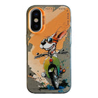 For iPhone X / XS / Bicycle Dog