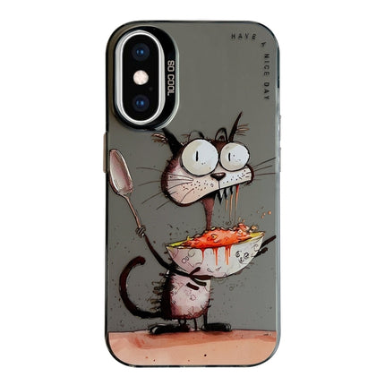 Animal Pattern Oil Painting Series PC + TPU Phone Case