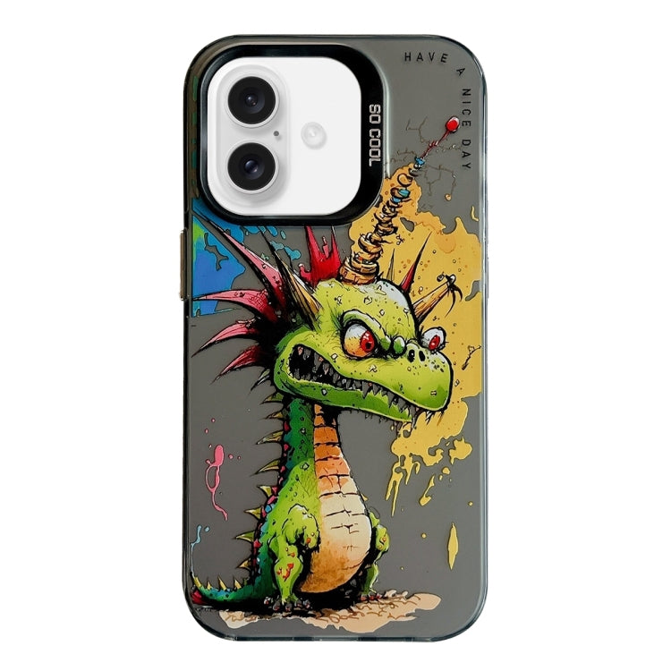 Animal Pattern Oil Painting Series PC + TPU Phone Case
