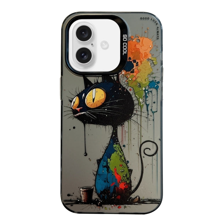 Animal Pattern Oil Painting Series PC + TPU Phone Case