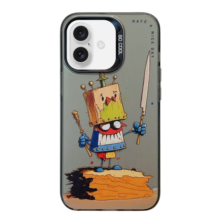 Animal Pattern Oil Painting Series PC + TPU Phone Case