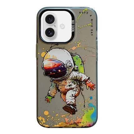Animal Pattern Oil Painting Series PC + TPU Phone Case, For iPhone 17