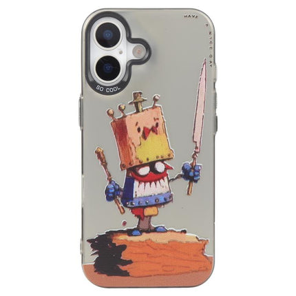 Animal Pattern Oil Painting Series PC + TPU Phone Case, For iPhone 17