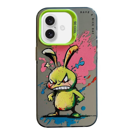 Animal Pattern Oil Painting Series PC + TPU Phone Case, For iPhone Air