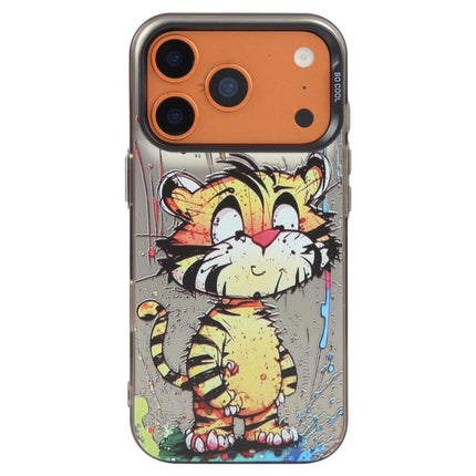 Animal Pattern Oil Painting Series PC + TPU Phone Case, For iPhone 17 Pro