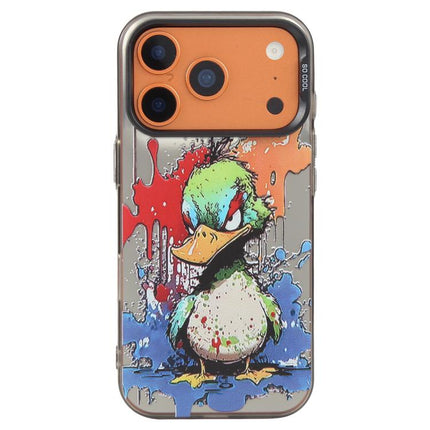 Animal Pattern Oil Painting Series PC + TPU Phone Case, For iPhone 17 Pro